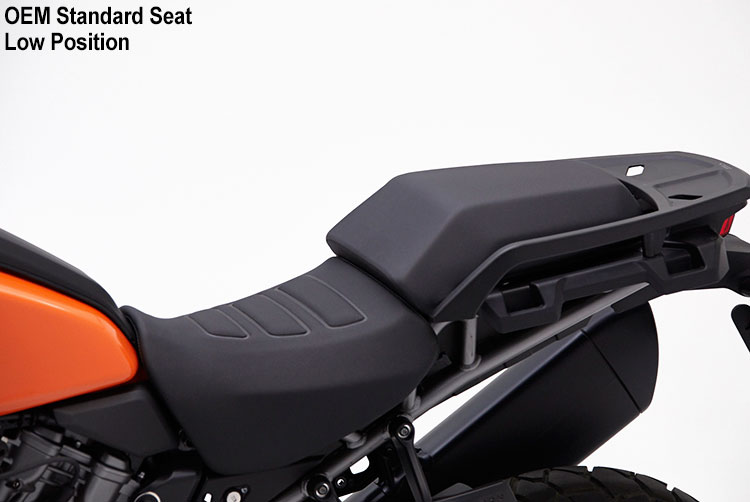 OEM Seat, Standard in Low position